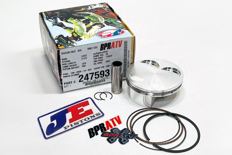 05 06 07 Suzuki RMZ450 RM-Z 450 Big Bore 100mm 12.8:1 JE Piston Kit For Cylinder