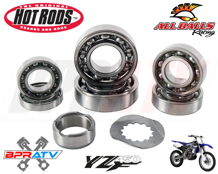 16-21 Yamaha YZ450F YZ 450F Hot Rods Heavy Duty Transmission Bearings Kit Hotrod