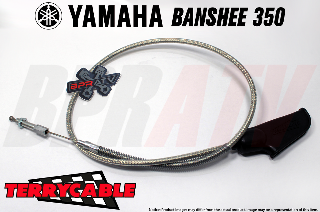 Banshee 350 Terrycable Steel Braided Clutch Cable Upgrade Heavy Duty Silver USA