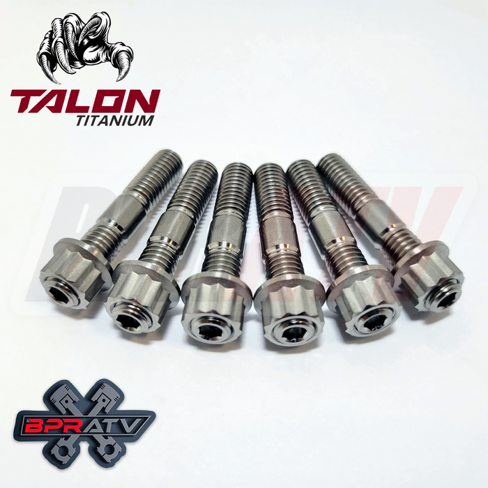 Yamaha Blaster 200 TITANIUM Cylinder Head Studs Complete Bolts Ti Stud Nuts Kit