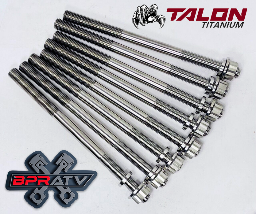 GSXR 1300R Hayabusa Titanium Head Studs Best Strongest Ti Cylinder Stud Bolt Kit