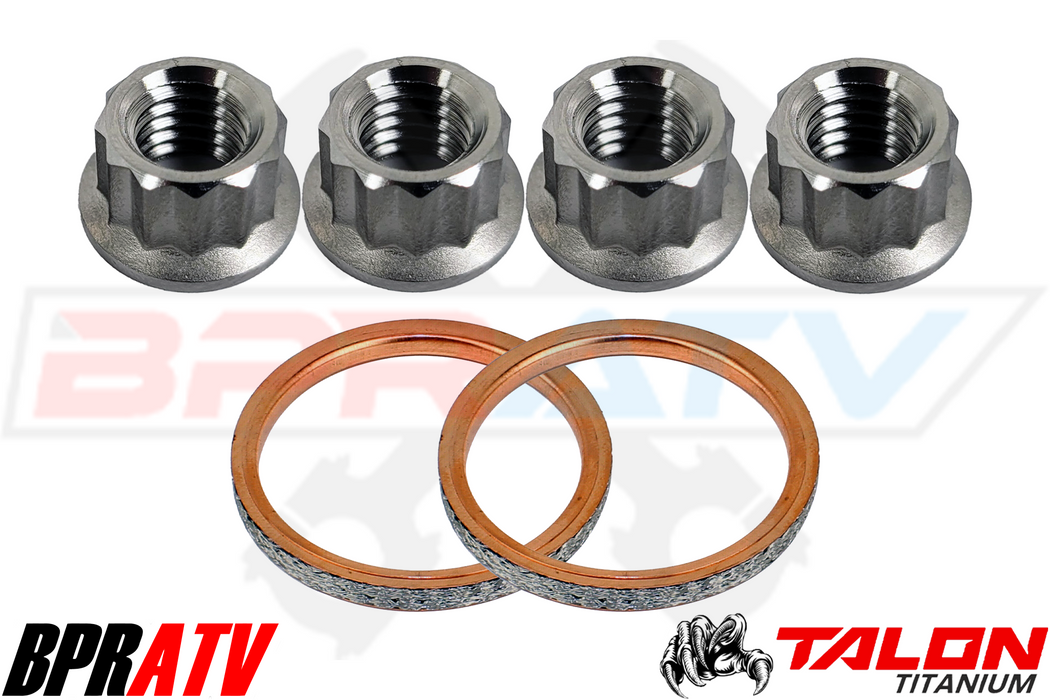 BPRATV TITANIUM Exhaust Studs Manifold Gasket Repair Kit Yamaha YZFR6 YZF R6 06+