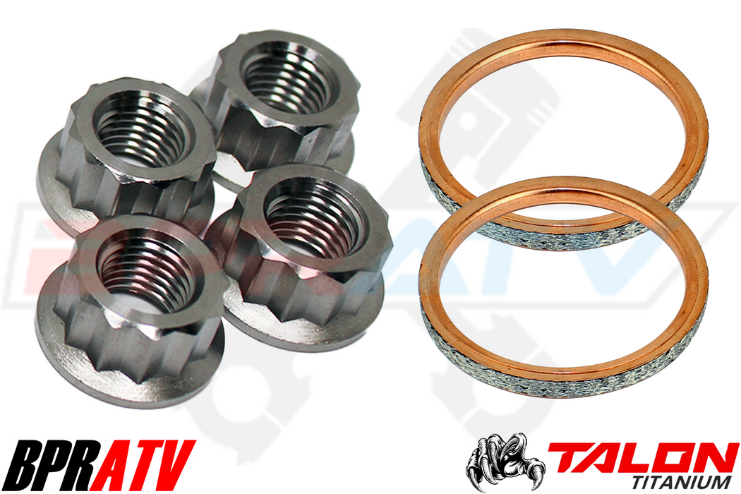 TITANIUM Exhaust Manifold Gasket Repair Kit Yamaha Raptor 700 YFM700R 2006-2014