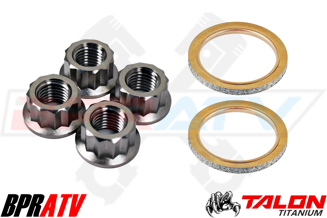 TITANIUM Exhaust Manifold Gasket Repair Kit Yamaha Raptor 700 YFM700R 2006-2014