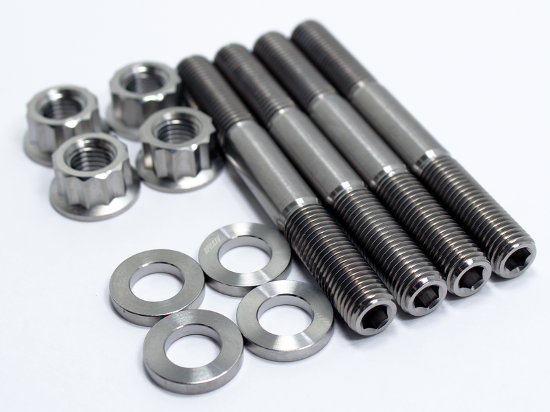 Polaris Sportsman 500 Cylinder Stud Bolts TITANIUM Studs Nut Case Bolt Kit Set