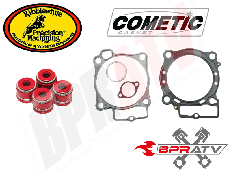 02-08 CRF450R OEM Cylinder Head Top End Rebuild Kit & Kibblewhite Valves Springs
