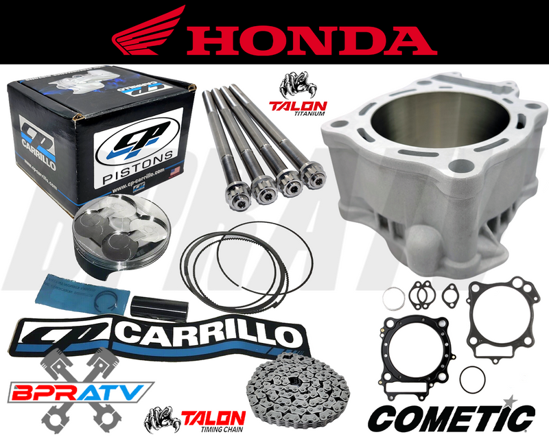 06+ TRX450R TRX 450R 100mm Big Bore Kit Cylinder +4mm JE CP Top End Rebuild Kit