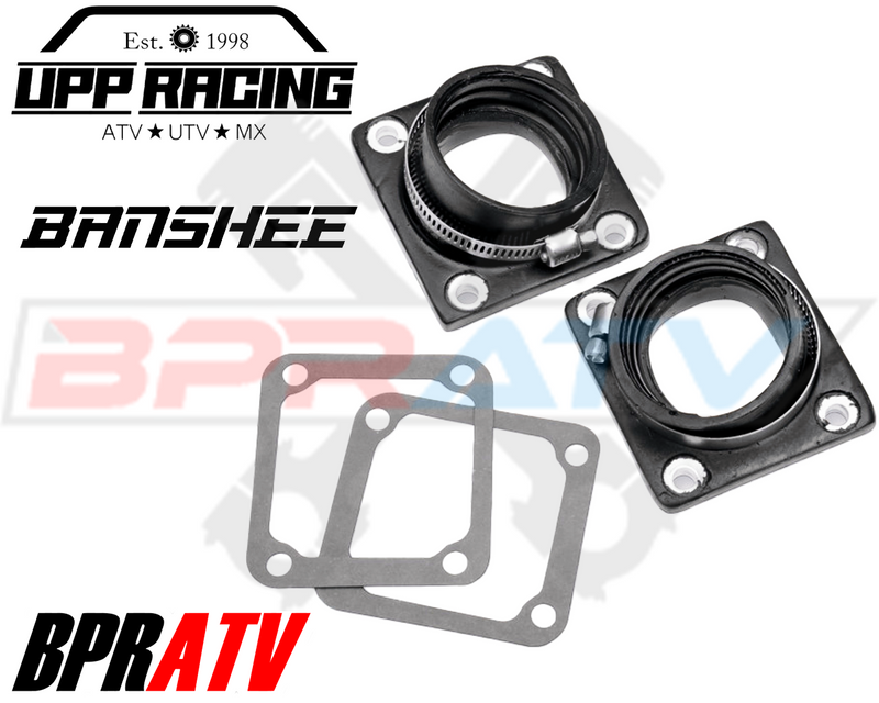 Banshee 350 CUB UPP RACING 34 35 36mm Carburetor Intake Manifold Pair Keihin PW