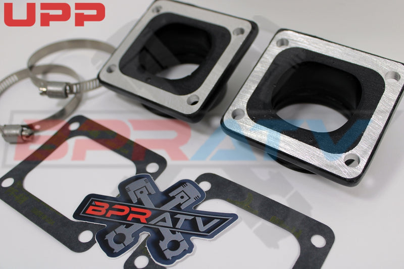 Banshee 350 Intake Manifolds Pair UPP Racing 34mm 35 36mm PWK Carb Cub Cylinders