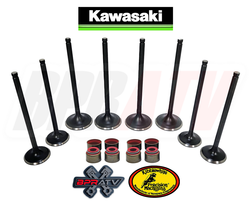 02-03 Kawasaki Prairie 650 Kibblewhite Exhaust Intake Valves Stem Seals Fix Kit