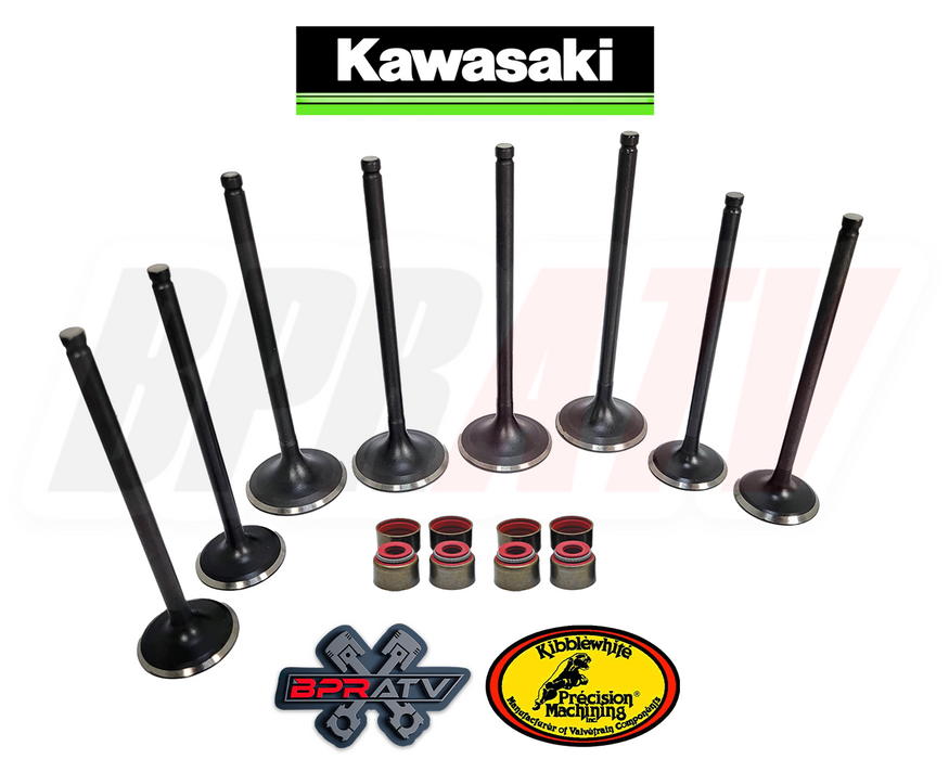 Kawasaki Prairie 700 OEM Replacement Kibblewhite Intake Exhaust Valves RED Seals