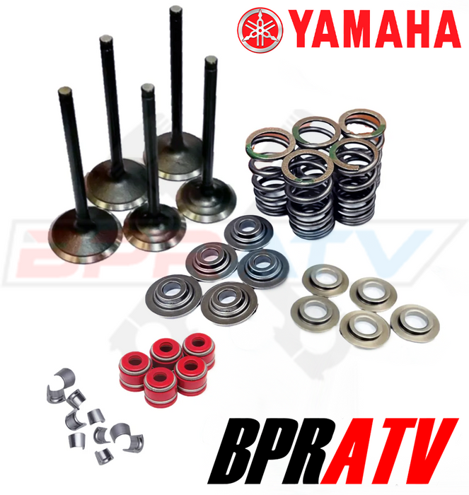 01-05 Raptor 660 Valves Springs Valve Spring Stem Seals Keepers Head Rebuild Kit