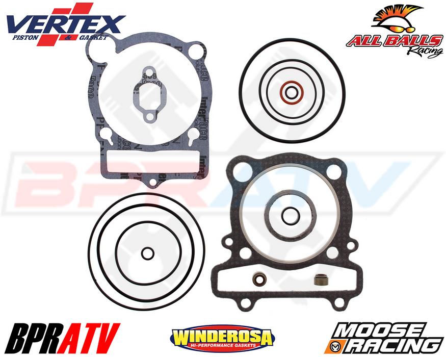 87-04 Yamaha Warrior 350 YFM350 350X Vertex Moose Racing Complete Gasket Set Kit