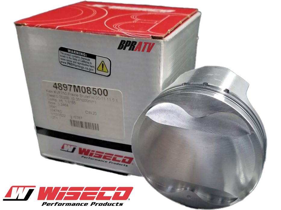 Wiseco 2x Piston Kit 2005-2011 Brute Force 750 KVF750 11.5:1 Std 85mm 4897M08500