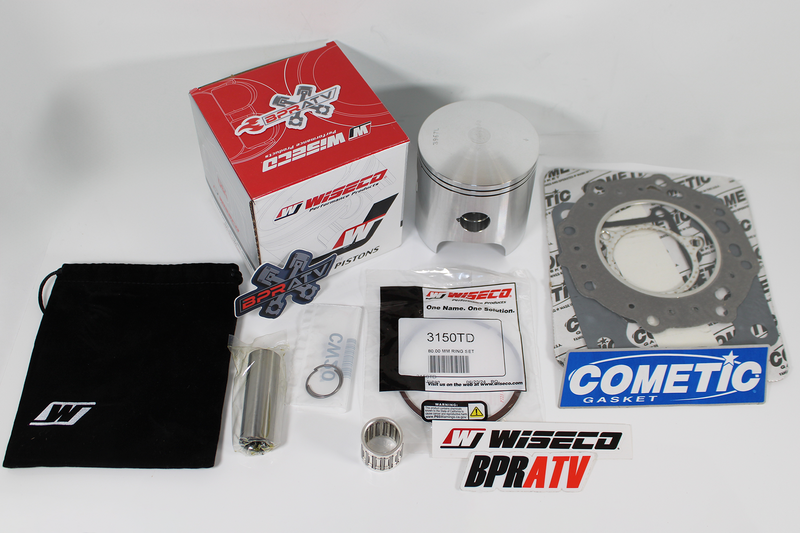 Honda Pilot FL400 80mm Stock Bore Wiseco Piston Kit & Cometic Gasket Top End Kit