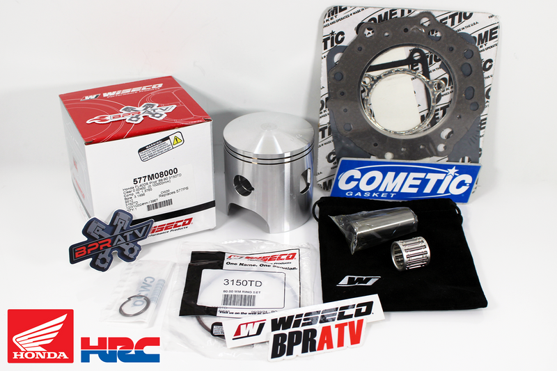 Honda Pilot FL400 80.50mm Bore Wiseco Piston Cometic Gasket Top End Rebuild Kit