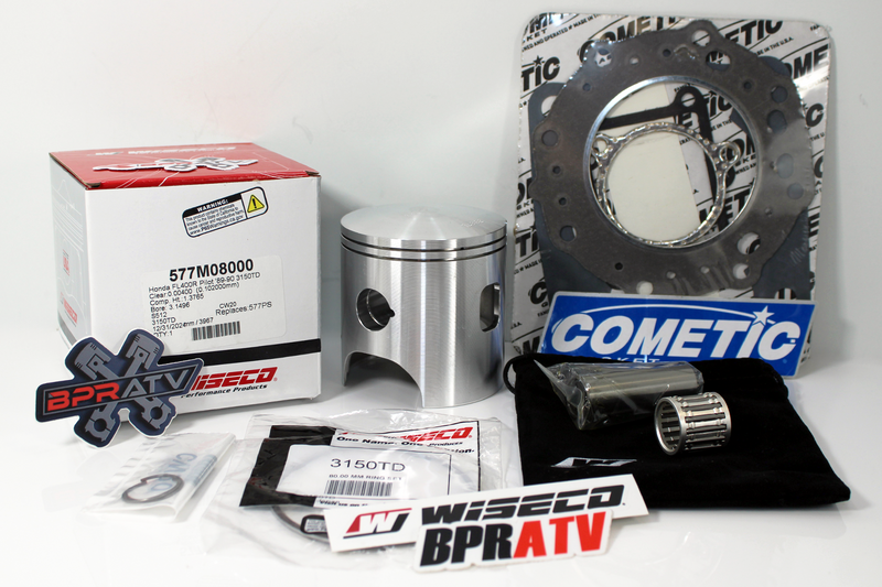 Honda Pilot FL400 81mm Big Bore Wiseco Piston Cometic Gasket Top End Rebuild Kit