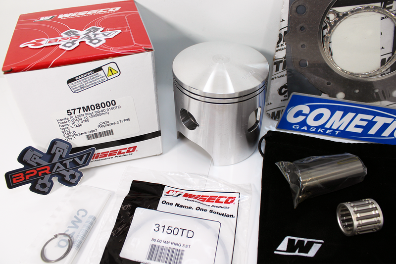 Honda Pilot FL400 82mm Big Bore Wiseco Piston Cometic Gasket Top End Rebuild Kit