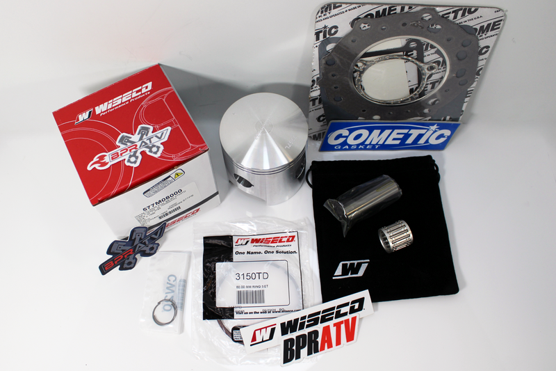 Honda Pilot FL400 82mm Big Bore Wiseco Piston Cometic Gasket Top End Rebuild Kit