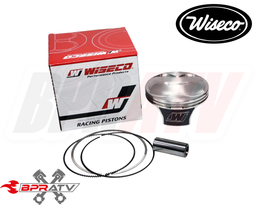 08-14 19+ Grizzly 700 105.5 Wiseco Piston 11.5:1 734 Top End Gaskets Rebuild Kit