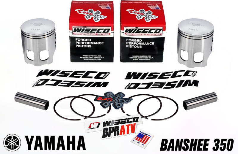 Banshee Athena 392 to 421 Cylinders Conversion Top End Kit Wiseco Pistons +Domes