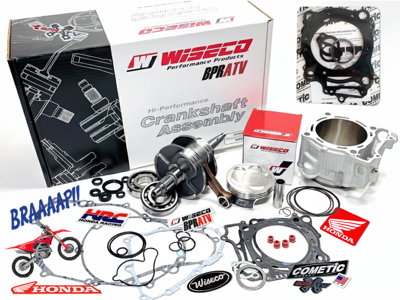 CRF250R CRF 250R 2004-2009 Cylinder Wiseco Piston Crank Gasket Full Rebuild Kit!