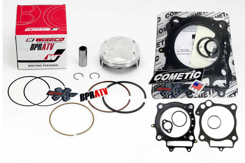 Best Honda TRX450R 97mm Big Bore Wiseco Piston Kit Pump Gas Cometic Top End Kit