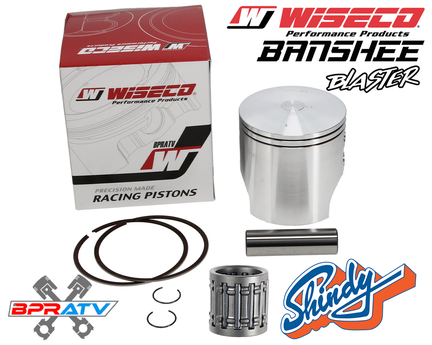 Yamaha Banshee 350 66mm +4mm Stroker Single Wiseco Piston Kit Shindy Top Bearing