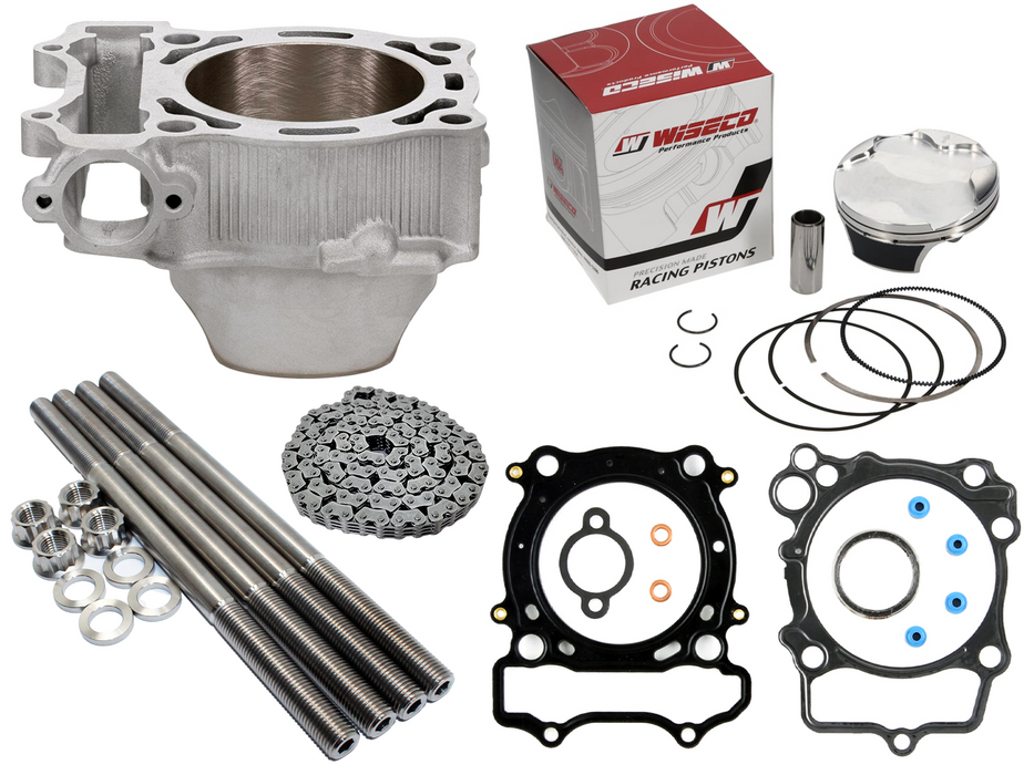 06-09 YZ450F YZ 450F 98mm +3 Big Bore Cylinder Piston Complete Motor Rebuild Kit