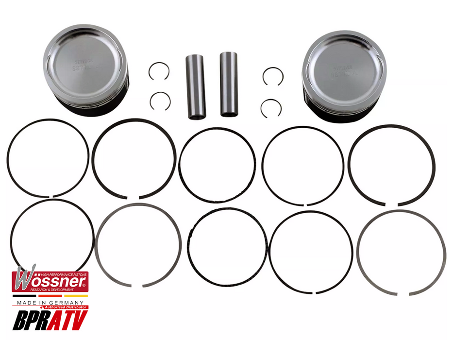 Wossner Piston Kit Polaris 900 1000 Ranger XP RZR XP 900 1000 12:1 98mm Big Bore