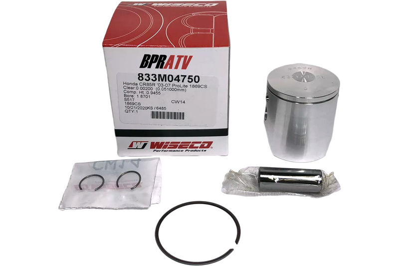 Honda CR85R CR 85R Wiseco Engine Rebuild Kit Crankshaft Piston Gasket Seal 03-04