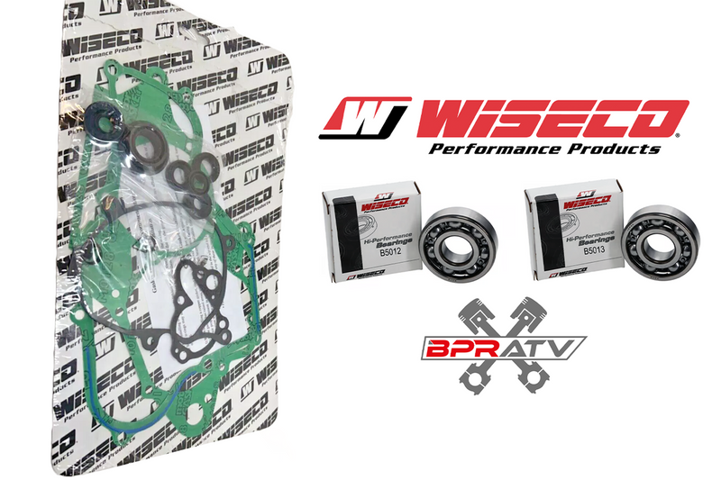 06-26 Kawasaki KX65 Athena Cylinder Piston Gasket Wiseco Crank Motor Rebuild Kit