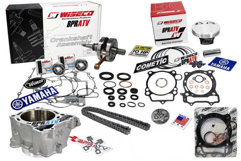 Yamaha YFZ450 Stock 95mm Engine Rebuild Kit Wiseco Piston Crank Cylinder Cometic