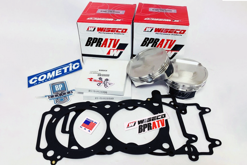 Polaris XP1000 XP 1000 Wiseco Pistons Stock Bore Pump Gas Top End Rebuild Kit x2