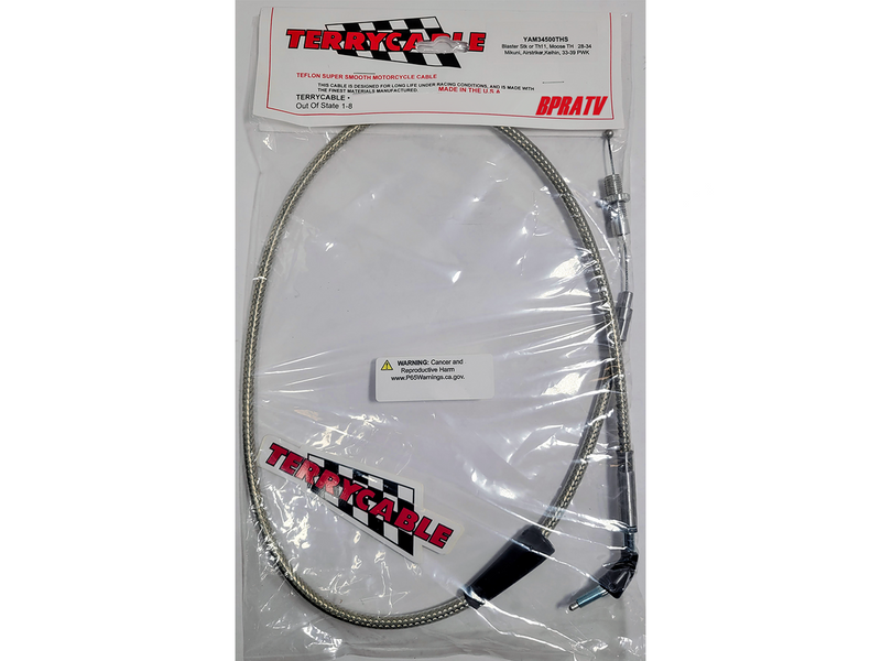 Yamaha Blaster YFS200 YFS 200 Thumb Throttle Cable TERRYCABLE Steel Braided PWK
