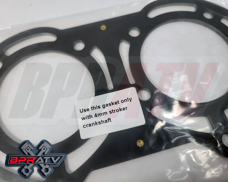 Banshee 64mm Stock Bore 4mil STROKER Wiseco Pistons Bearings Top End Gaskets Kit