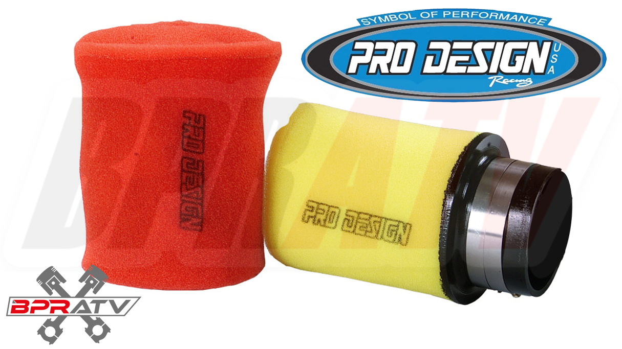 Pro Design Pro Flow Airbox Filter Kit Intake Manifold Filters Yamaha Banshee 350