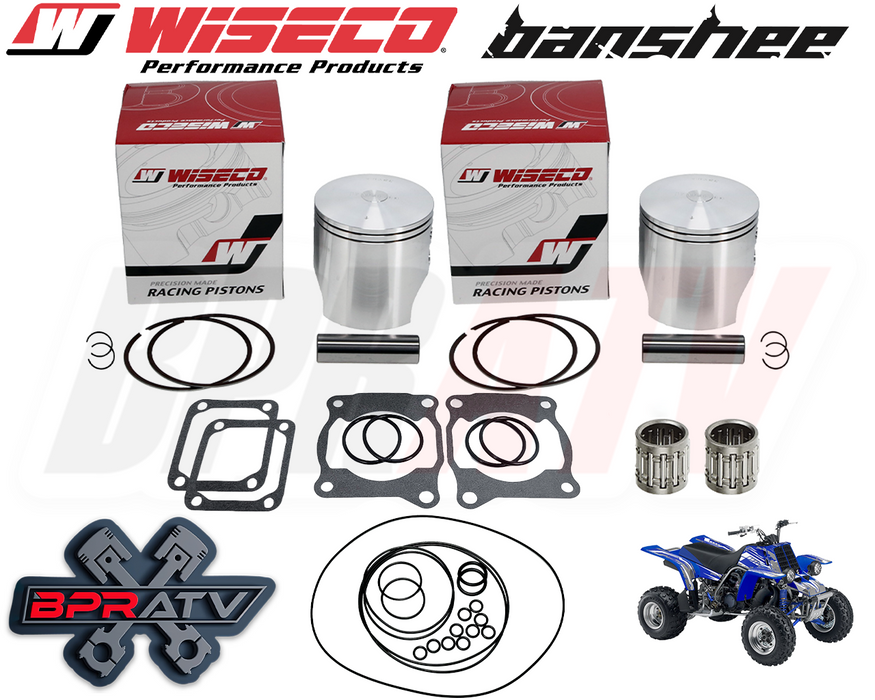 Yamaha Banshee 350 65mm +4 Stroker Wiseco Pistons Set Bearings O-Ring Gasket Kit