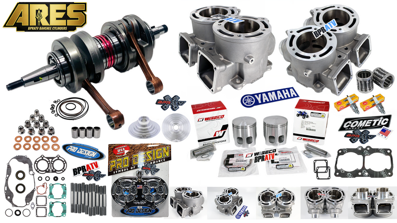 Banshee 421cc ARES 68mm Athena-Style Kit Wiseco Pistons Stroker Pro Head BPRATV!