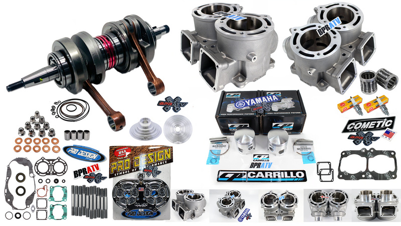 BPRATV ARES 421cc Stroker Kit Athena Alternative CP-Carrillo Pistons Pro Head HD