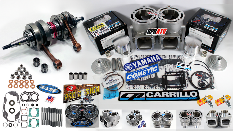 BPRATV ARES 421cc Stroker Kit Athena Alternative CP-Carrillo Pistons Pro Head HD
