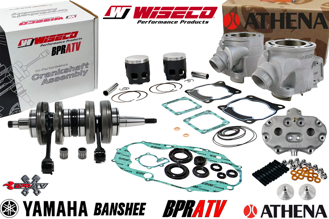 BPRATV Yamaha Banshee Athena Big Bore Cylinder Kit Wiseco Bottom End Rebuild Kit