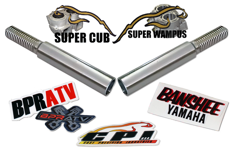 BPRATV's Yamaha Banshee Cheetah Cub Serval Super Cub DM Stud Extenders Set Pair