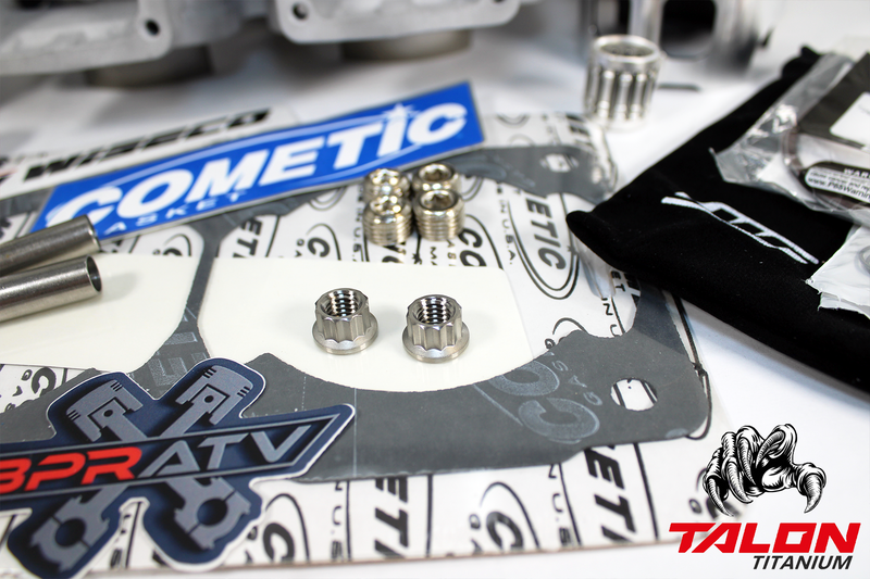 Yamaha Banshee Alpha CUB Stock Bore Triple Ported Cylinder WISECO Pistons Gasket