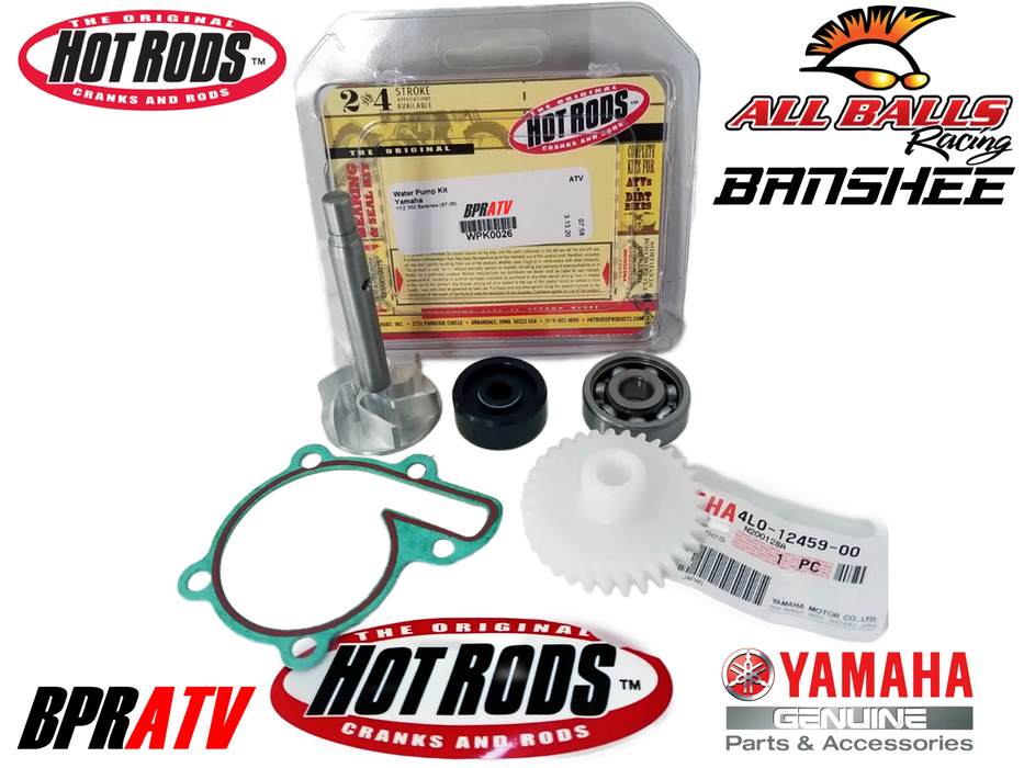 Yamaha Banshee Hot Rods Water Pump Rebuild Kit Aluminum Impeller OEM Gear JAPAN