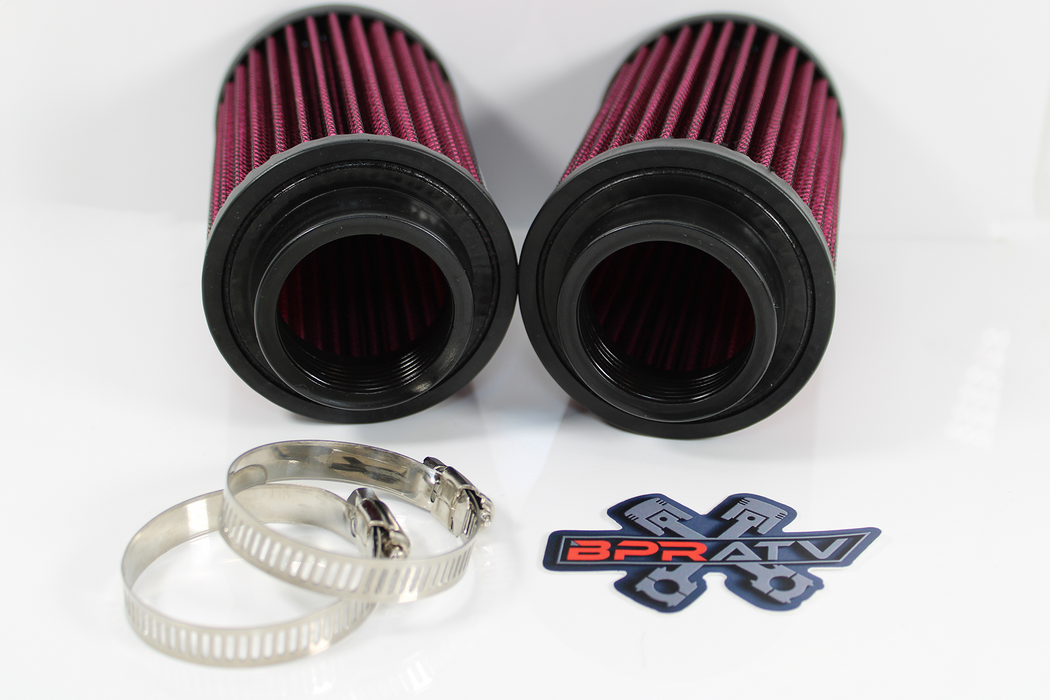 Yamaha Banshee K+N Style PWK 26mm STOCK Carbs 5" Air Filter Pods OUTERWEARS Pair