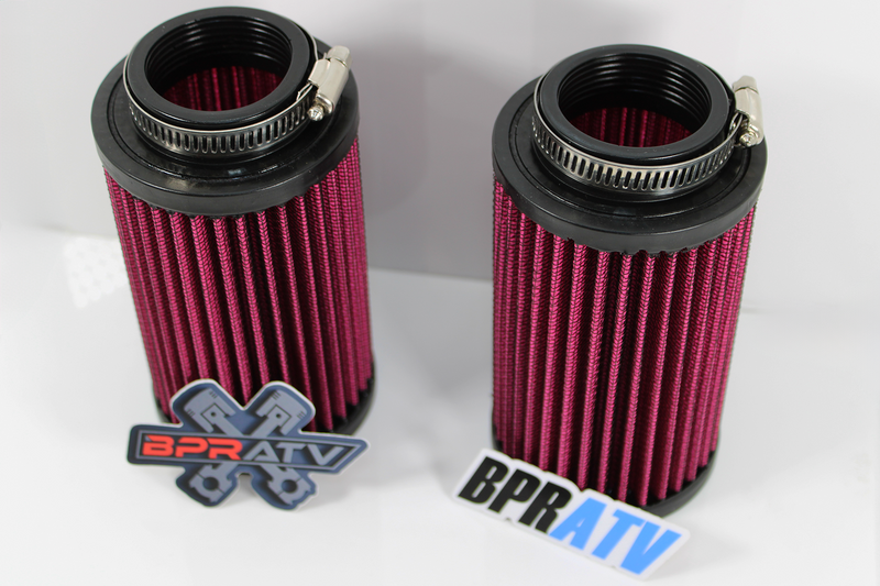 Yamaha Banshee K+N Style PWK 26mm Carburetor 5" Air Filter Pods OUTERWEARS Pair