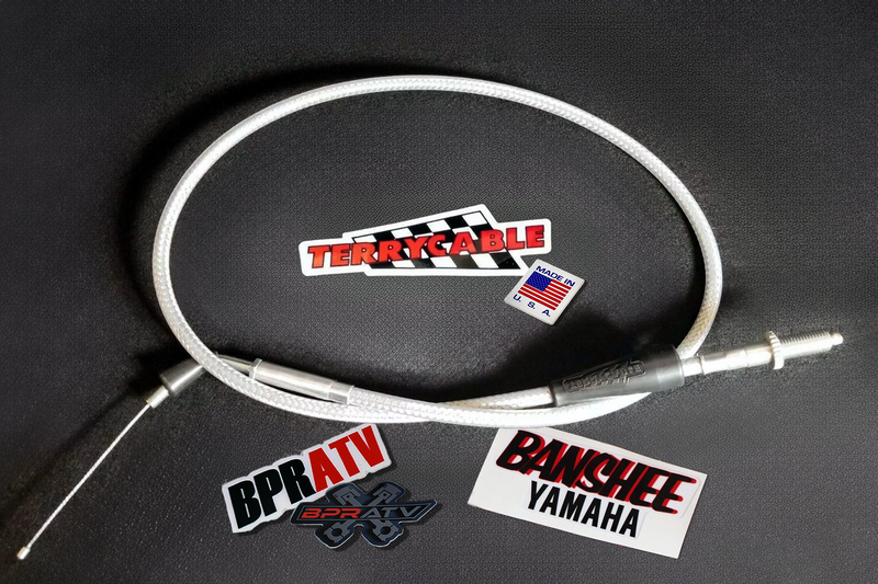 Yamaha Banshee Terry Cable Braided Single Thumb Throttle Cable PWK Carb 28-39mm
