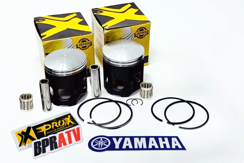 Yamaha Banshee YFZ350 ProX 64mm Pistons Top End Rebuild Kit Gaskets & NGK '87-06