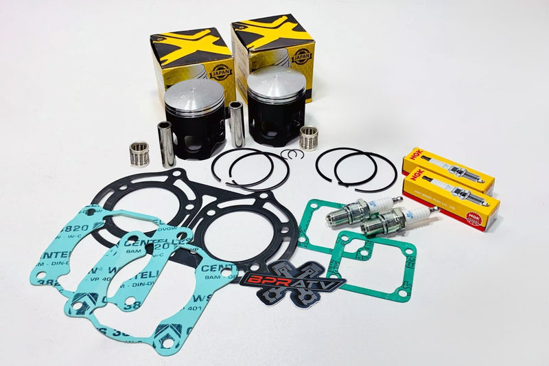 Yamaha Banshee YFZ350 ProX 64mm Pistons Top End Rebuild Kit Gaskets & NGK '87-06